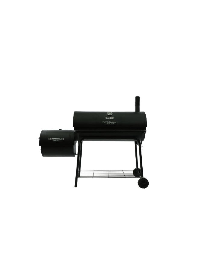 شاربرويل شواية التدخين بخاصية توزيع الحرارة مزدوجة الاسطوانة باللون الاسود من 21201571 - Image 1