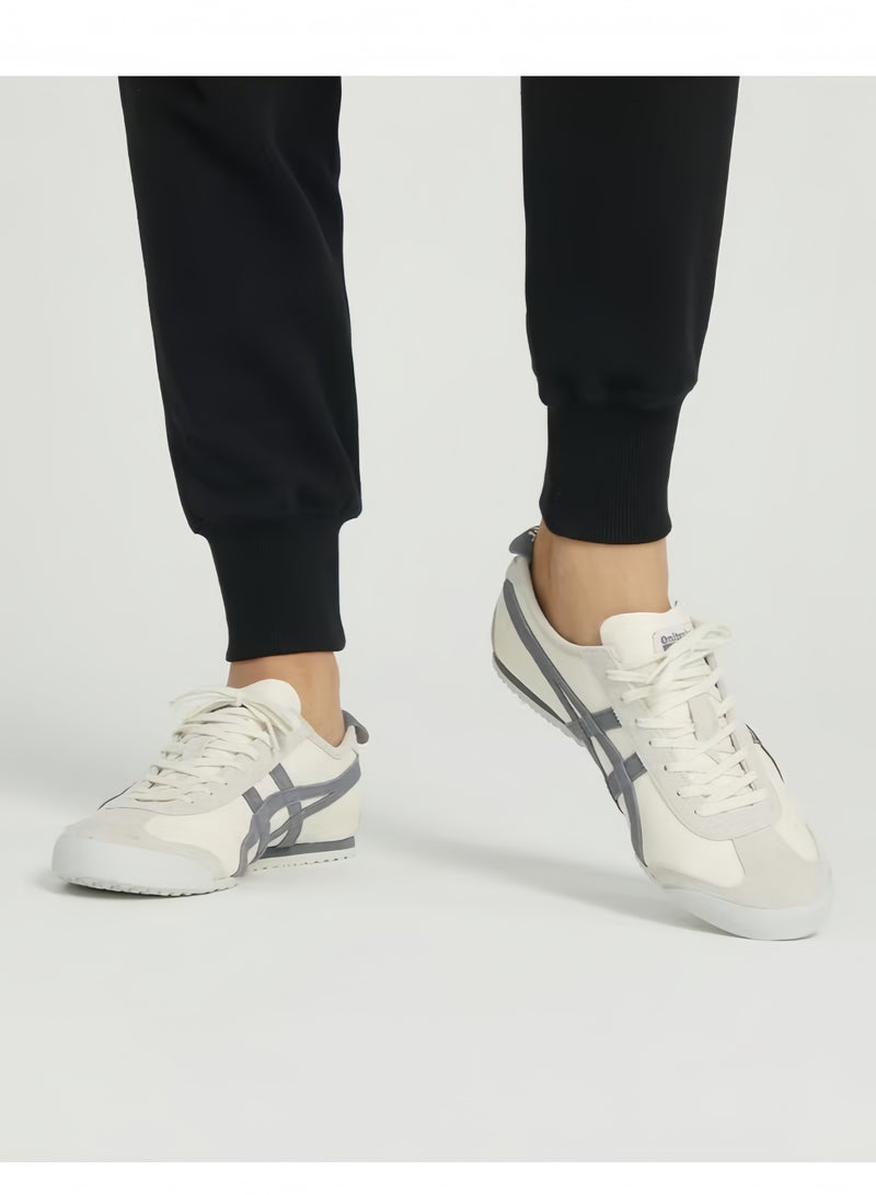 أونيتسوكا تايجر المكسيك 66 Athlesiure أحذية رياضية بيج/رمادي - Image 4