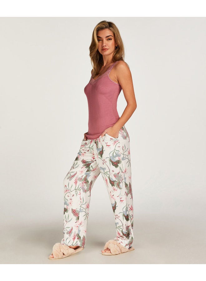 hunkemoller بنطلون بيجامة منسوج  - Image 2