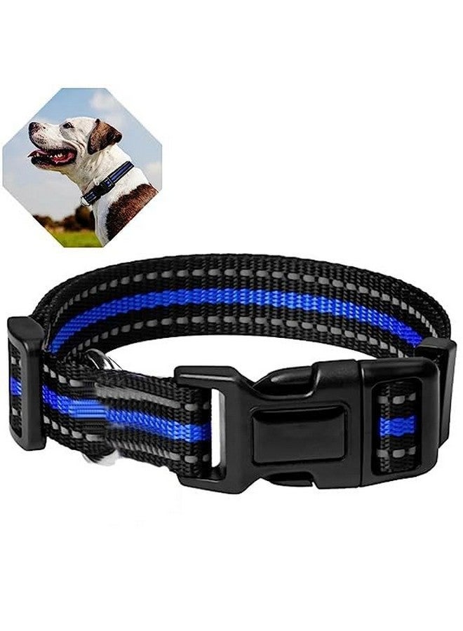 19 Mm Reflective Super Soft Dog Collar With Bell - Adjustable 12" To 22" Inch Neck Size, Nylon Reflective Collar For Small & Medium Size Adult Dogs (Color As Per Available) - Image 1