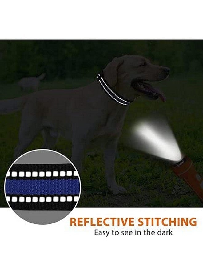 19 Mm Reflective Super Soft Dog Collar With Bell - Adjustable 12" To 22" Inch Neck Size, Nylon Reflective Collar For Small & Medium Size Adult Dogs (Color As Per Available) - Image 4