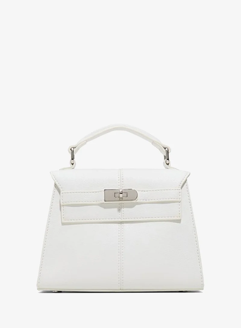 كول ات سبرنج Riileyy Ladies White Top Handle Bag