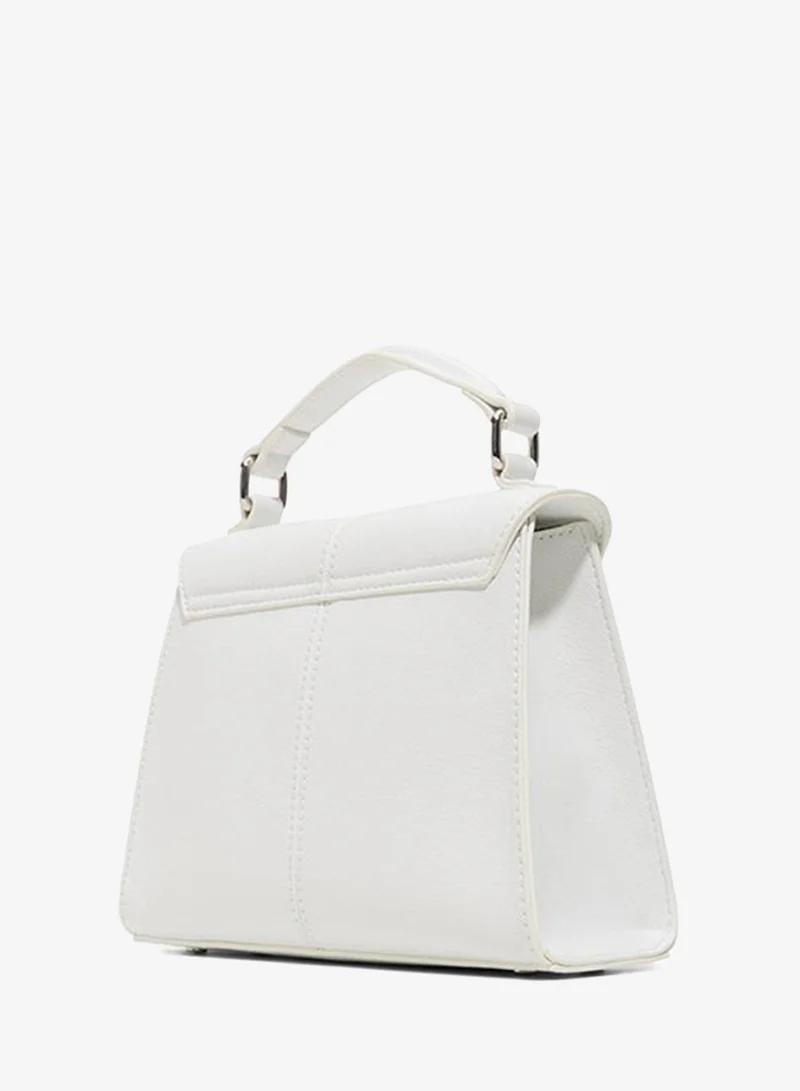 كول ات سبرنج Riileyy Ladies White Top Handle Bag