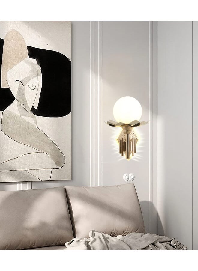 Best Power - Luxury 7480-W Dimmable Gold LED Wall Lamp With Elegant Design Wall Lamp 3 Adjustable Lighting Levels for Bedrooms and Living Spaces - Image 1