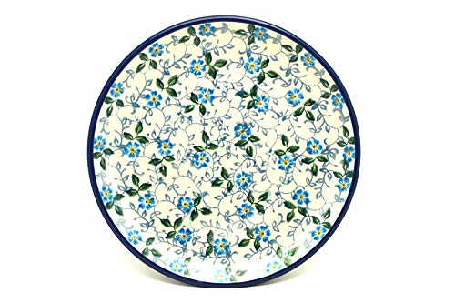 Polish Pottery Gallery Polish Pottery Plate - Bread & Butter (6 1/4") - Forget-Me-Knot - Image 1