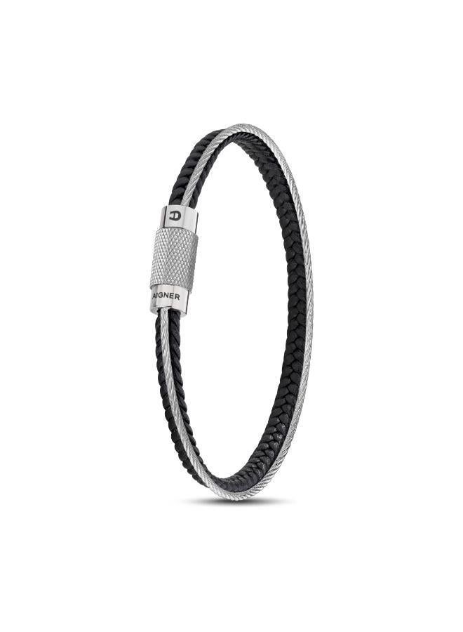 AIGNER Zeto Leather Cable Bracelet - Image 2