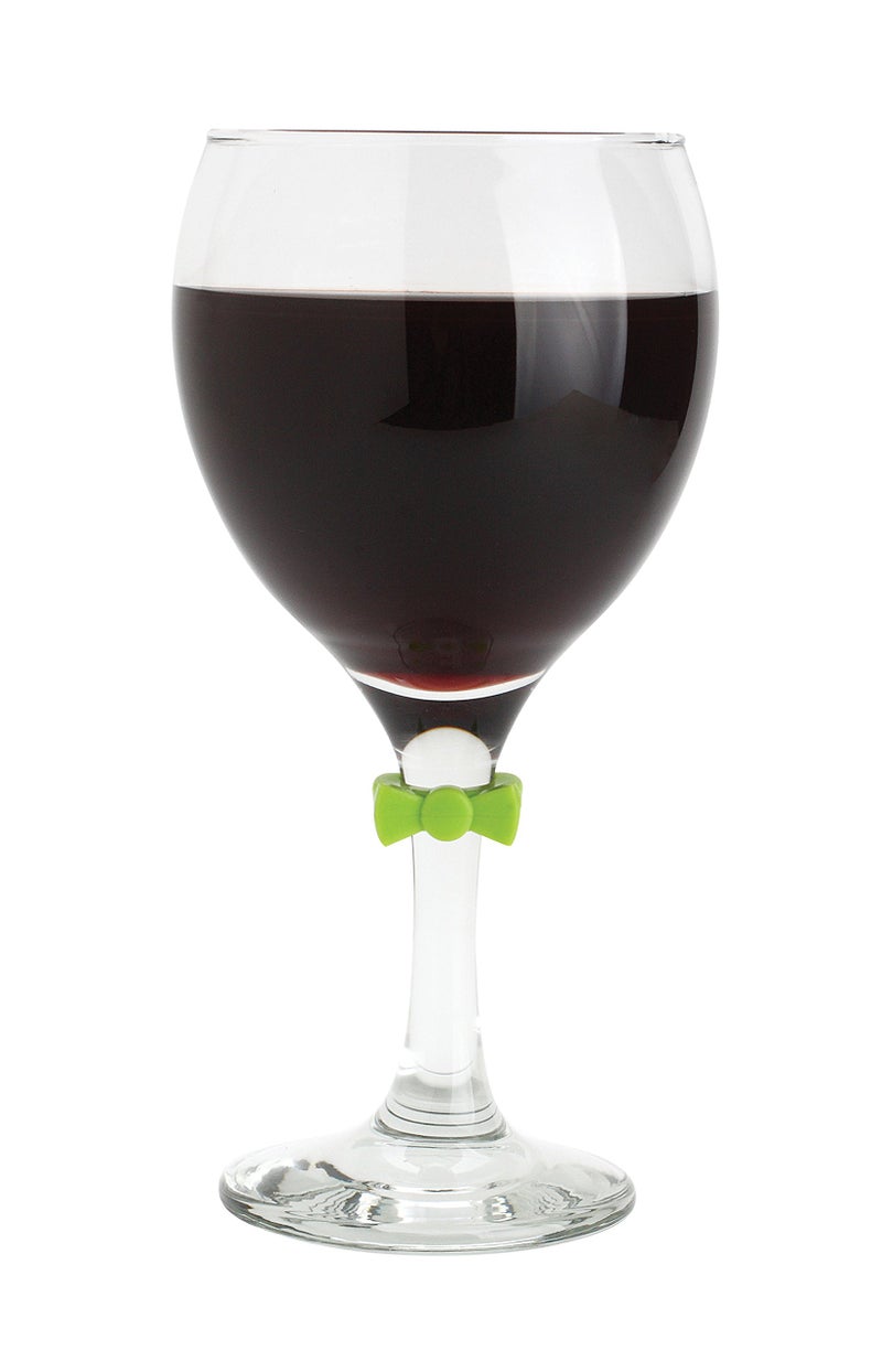 Joie Bow Tie Drink and Wine Charm Set, Set of 6, Multicolor - Image 3