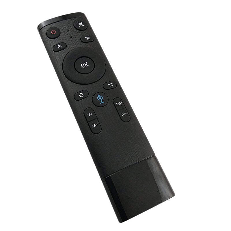 Wireless Remote Control With USB Receiver Voice Input For Smart TV Android TV Box HTPC PC Projector Black - Image 2