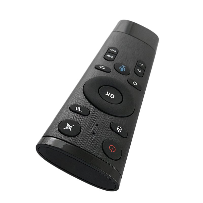 Wireless Remote Control With USB Receiver Voice Input For Smart TV Android TV Box HTPC PC Projector Black - Image 3