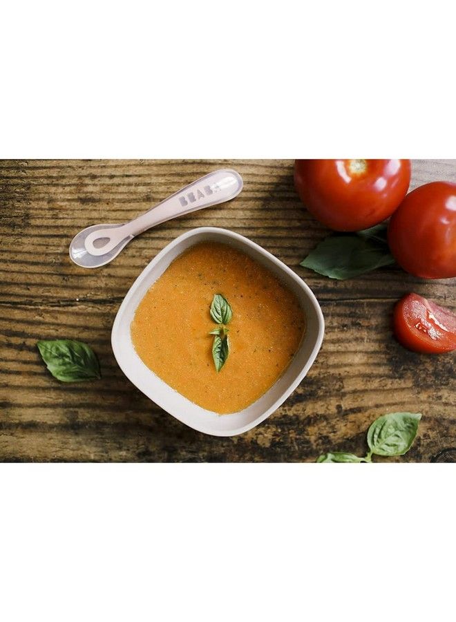 BEABA 2Nd Stage Silicone Spoonbaby Spoonsweaning Spoonsergonomic Handlevintage Pink - Image 5