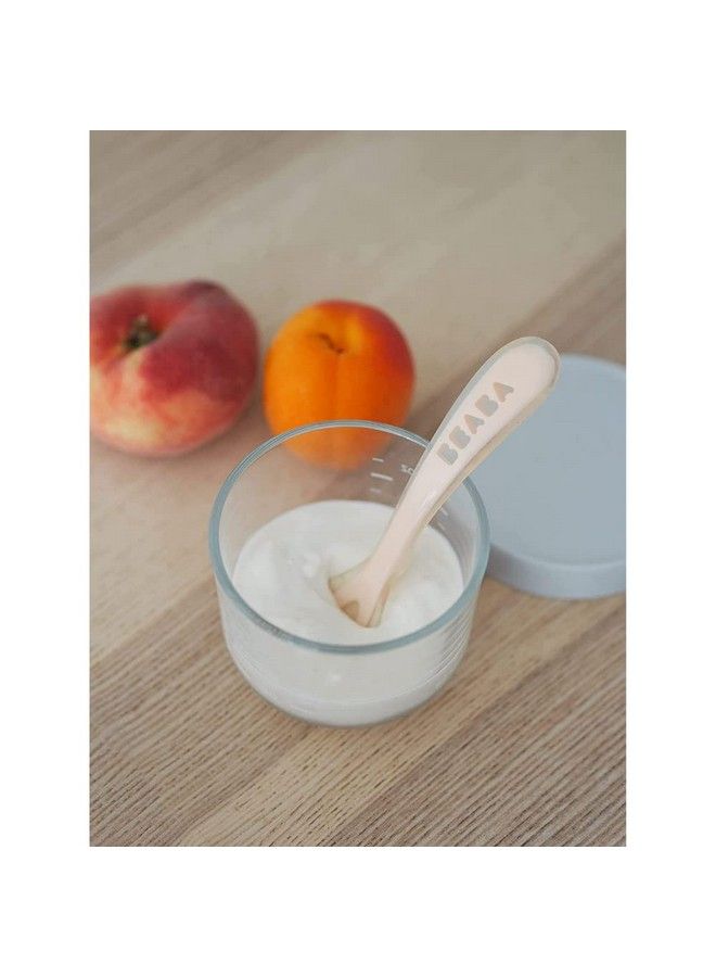 BEABA 2Nd Stage Silicone Spoonbaby Spoonsweaning Spoonsergonomic Handlevintage Pink - Image 4