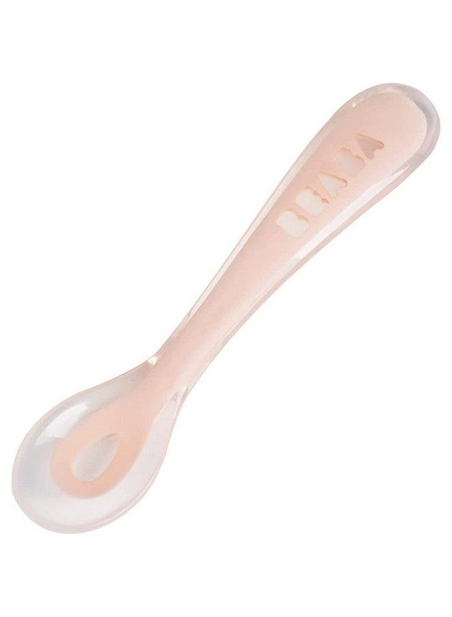 BEABA 2Nd Stage Silicone Spoonbaby Spoonsweaning Spoonsergonomic Handlevintage Pink - Image 2