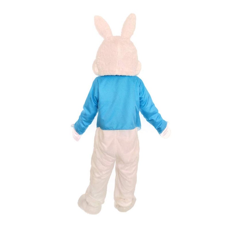 MatGui Easter Party Blue Suit Rabbit Costume Bunny Costume Mascot Costume Adult Size Fancy Dress Blue Suit - Image 3