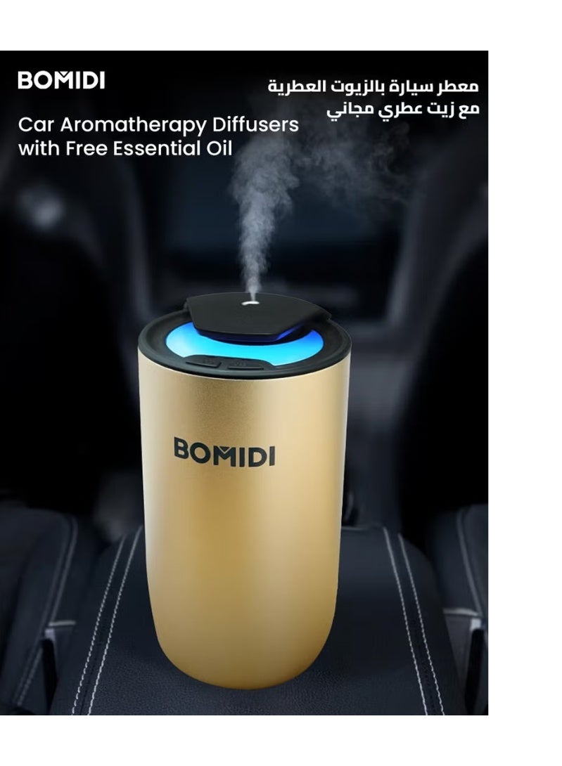 باميدي جهاز AD03 المحمول لتوزيع الزيوت العطرية بدون ماء - جهاز استنشاق عطري قابل لإعادة الشحن مع 15 مل من زيت كوت دازور - Image 1