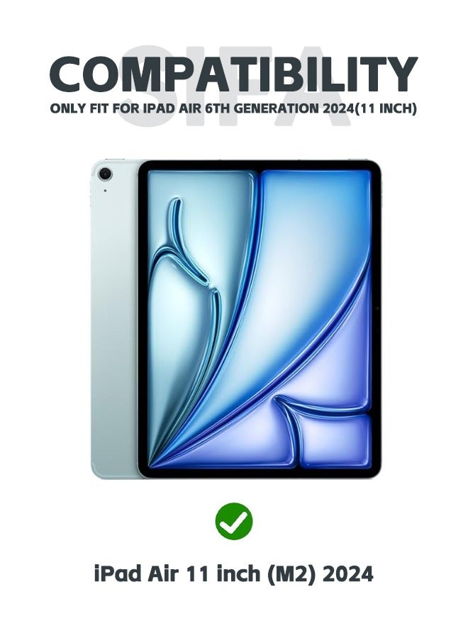 2 Pack Screen Protector for iPad Air 11-inch 2024 (6th Generation), [Ultra HD][9H Hardness][Anti Scratch][Anti Bubble][Pencil Compatible] Tempered Glass Screen for iPad Air 6 11-inch(Boxed, 2 Pack)  - Image 2