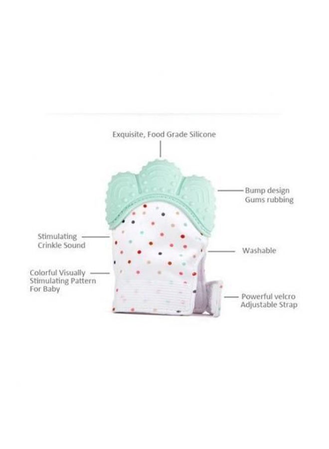 Linefy Soft Silicone, BPA, and Phthalate Free Self-soothing Pain Relief Teething Gloves for Baby (0-6 Months) - Image 3