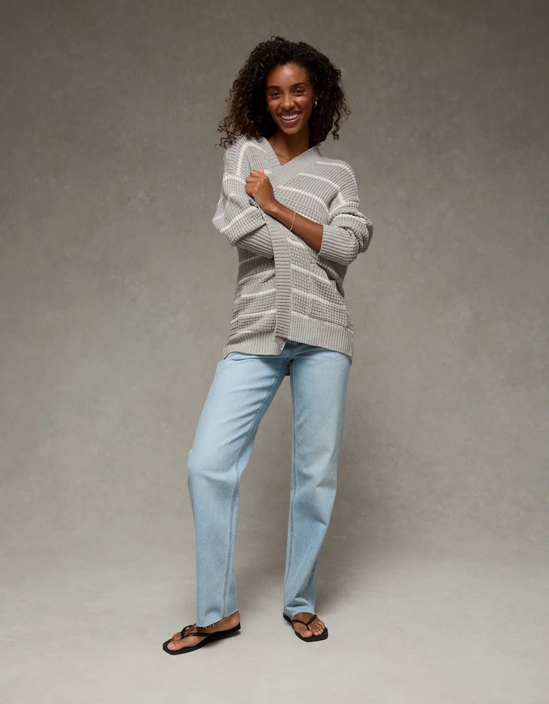 American Eagle  AE Open-Front Cardigan Sweater for Women | Best Price UAE