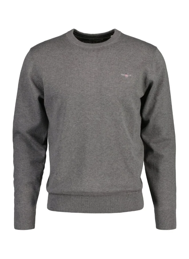 غانت Gant Classic Cotton Crew Neck Sweater