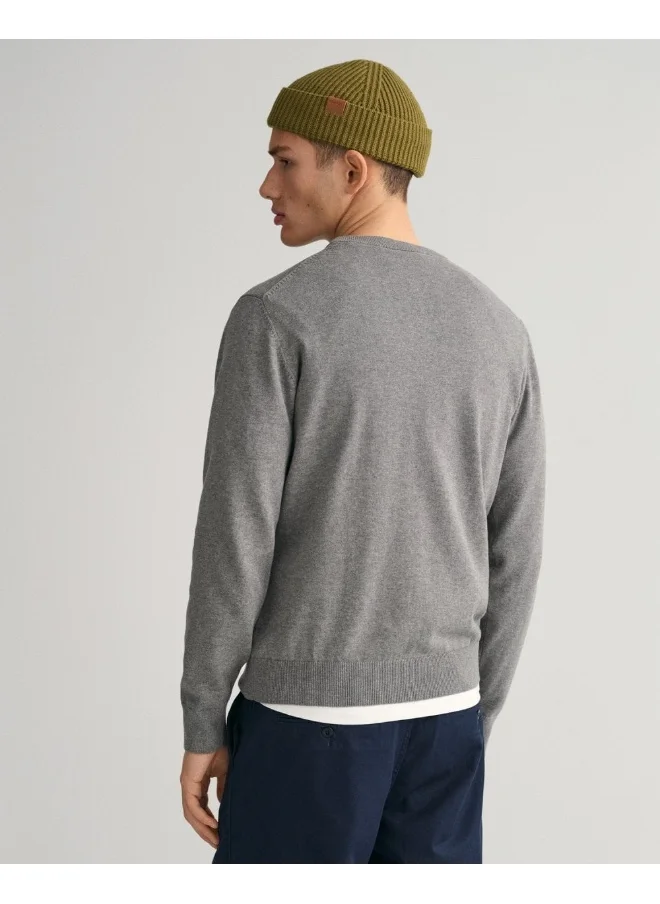 غانت Gant Classic Cotton Crew Neck Sweater