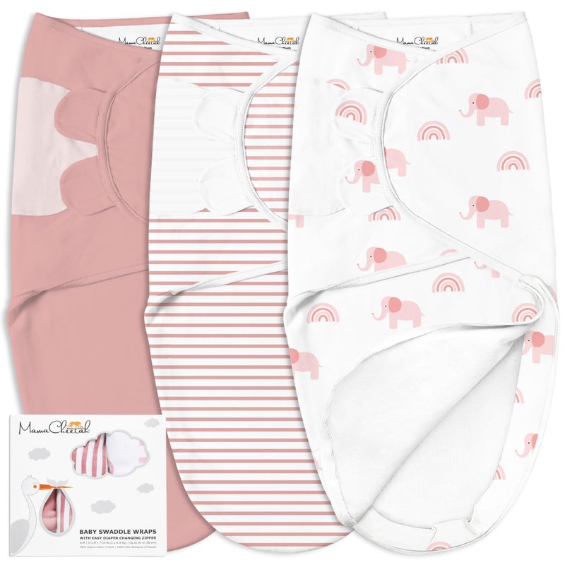 Woombie Original Baby Swaddling Blanket - Soothing  Cotton Baby Swaddle - Wearable Baby Blanket  Unicorn  14-19 lbs - Image 4
