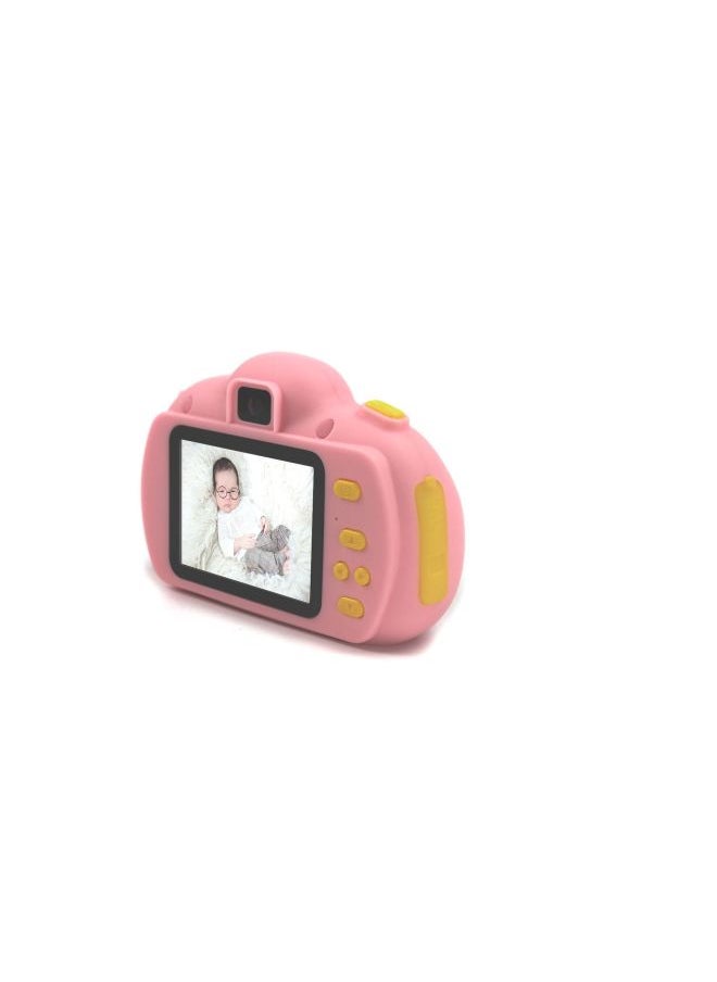 Generic Direct Sale Children's Camera Baby Digital Toys Fun Simulation Can Take Pictures HD Mini SLR Camera-Body Color:X700B-2.4 Inch HD Pink  - Image 1