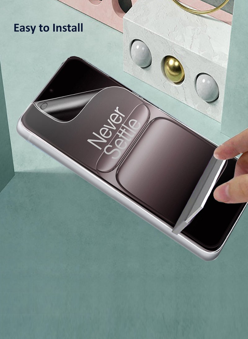 Wtech OnePlus 13T 5G 2025 Premium Hydrogel Film Thin and Flexible Screen Protector (MSHFMN) - Clear - Image 2