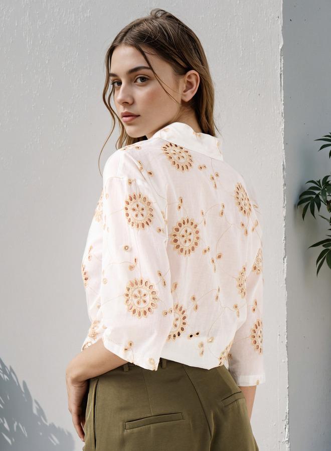 تواكستريمز قميص مطرز بشيفلي - Image 3