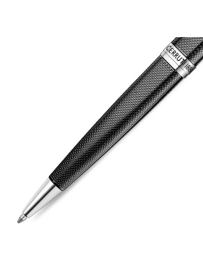 CERRUTI 1881 Enzo Pen Black Enamel Elegant Design Easy Handling Signature Luxury
