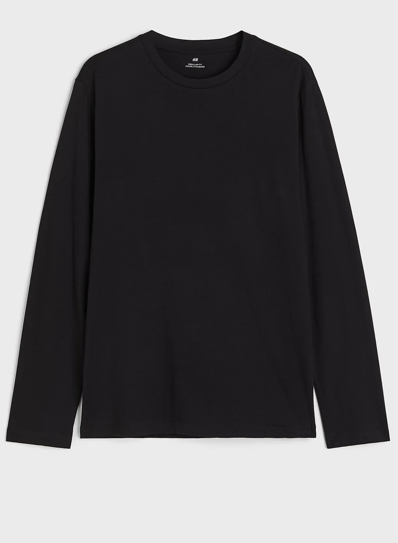 H&M Regular Fit Jersey Top