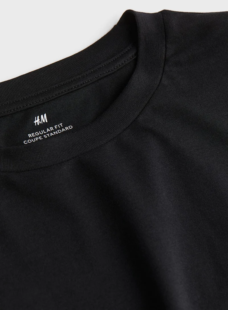 H&M Regular Fit Jersey Top