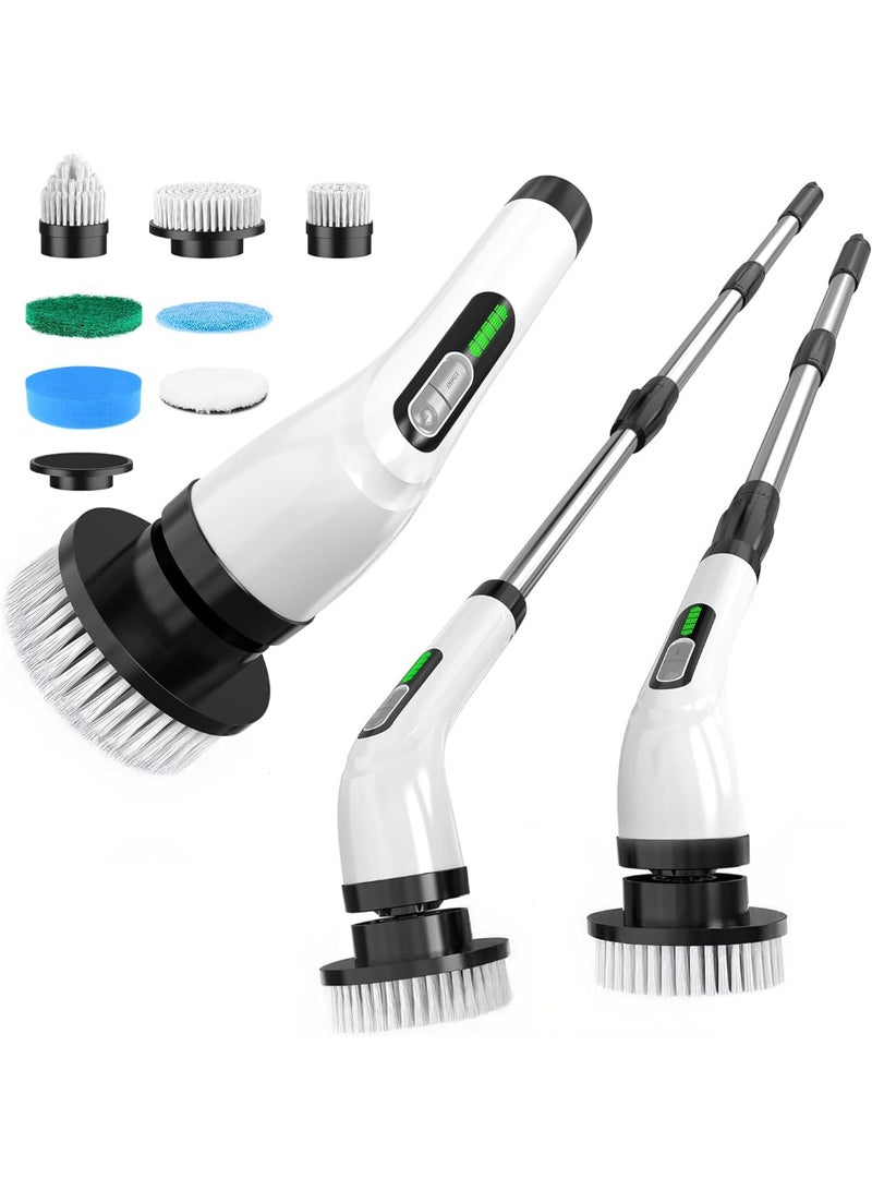 Highyes Electric Spin Scrubber for Cleaning Bathroom: Cordless Power Shower Scrubber - Electric Cleaning Brush for Tile Tub - Image 1
