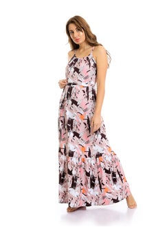 REDCOTTON Red Cotton- Women's Summer Long Printed Nightgown -simon  - Image 3
