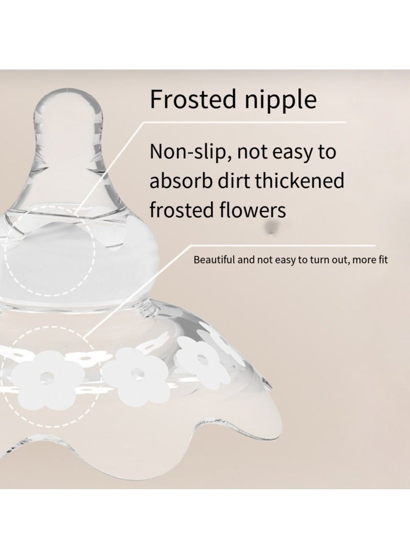 general Silicone nipple protection cover pacifier type breast shield concave feeding artifact breast protection cover anti-bite nipple sticker corrector portable box - Image 3