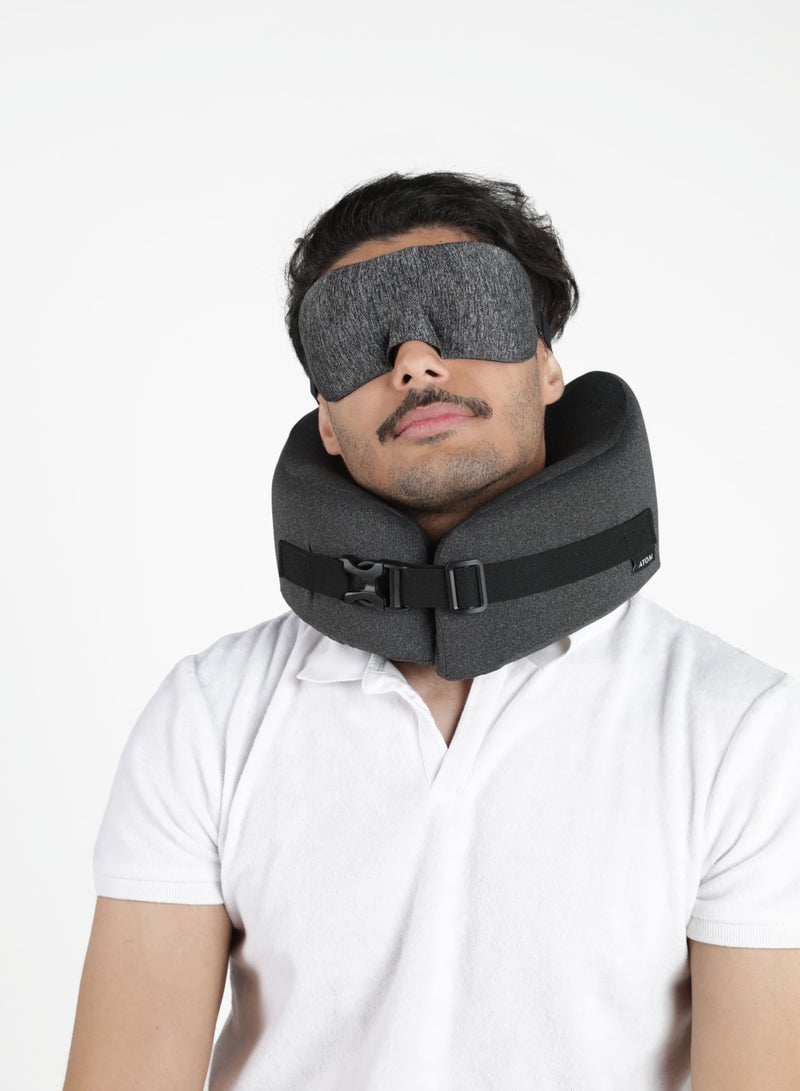 ATOM The neck pillow provides exceptional comfort wherever you are.