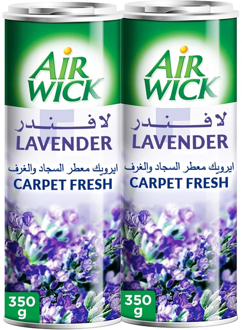 Air Wick Carpet Freshener - Lavender, 2 x 350g (2-pack) - Image 1