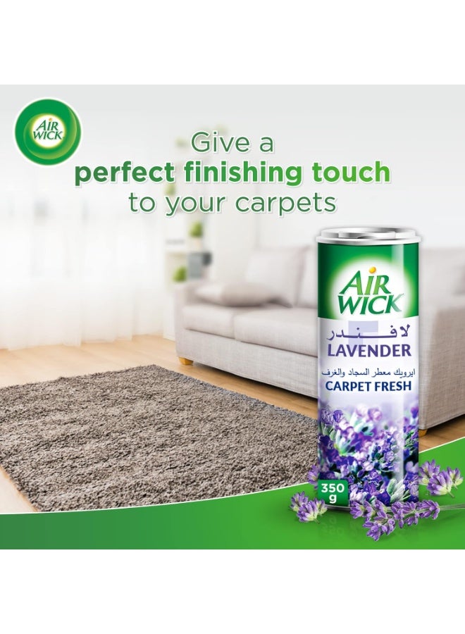 Air Wick Carpet Freshener - Lavender, 2 x 350g (2-pack) - Image 2