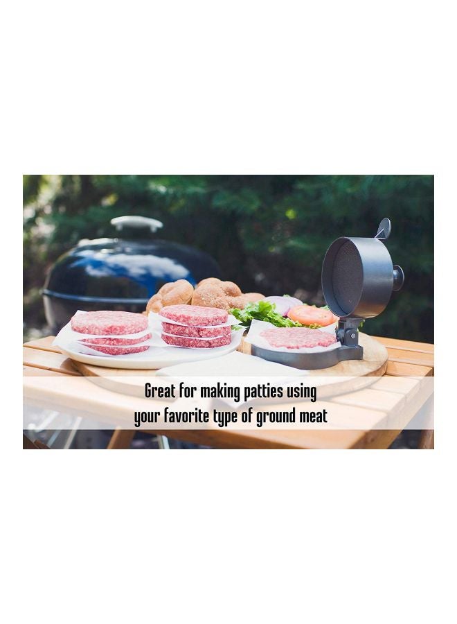 Weston Burger Press, Makes 4 1/2" Diameter Patties for Hamburger, Crab Cakes, Sausage, 1/4lb to 3/4lb, Single, Non-stick Heavy-Duty Cast Aluminum (07-0301) Single - Image 3