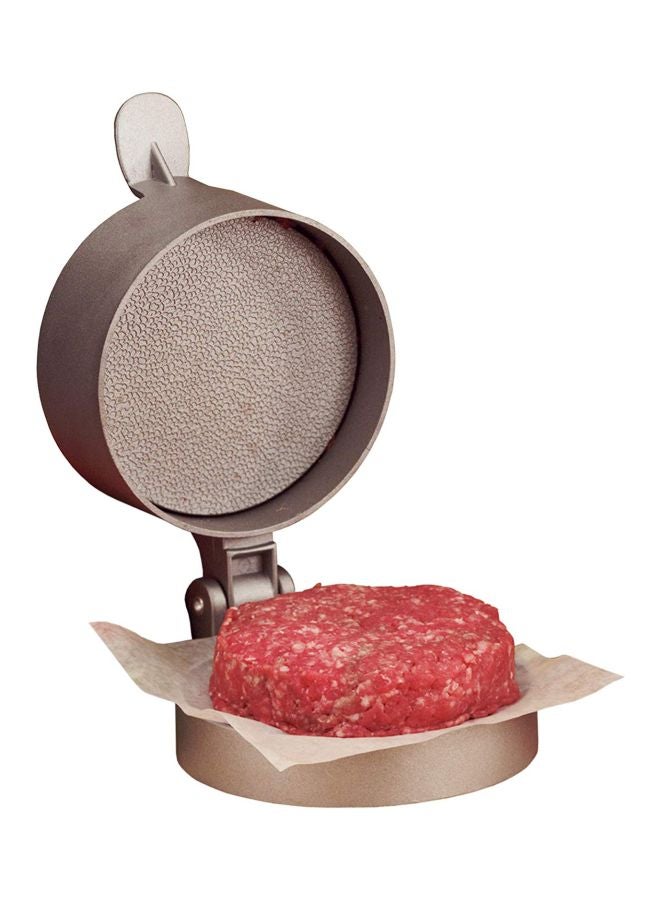 Weston Burger Press, Makes 4 1/2" Diameter Patties for Hamburger, Crab Cakes, Sausage, 1/4lb to 3/4lb, Single, Non-stick Heavy-Duty Cast Aluminum (07-0301) Single - Image 1