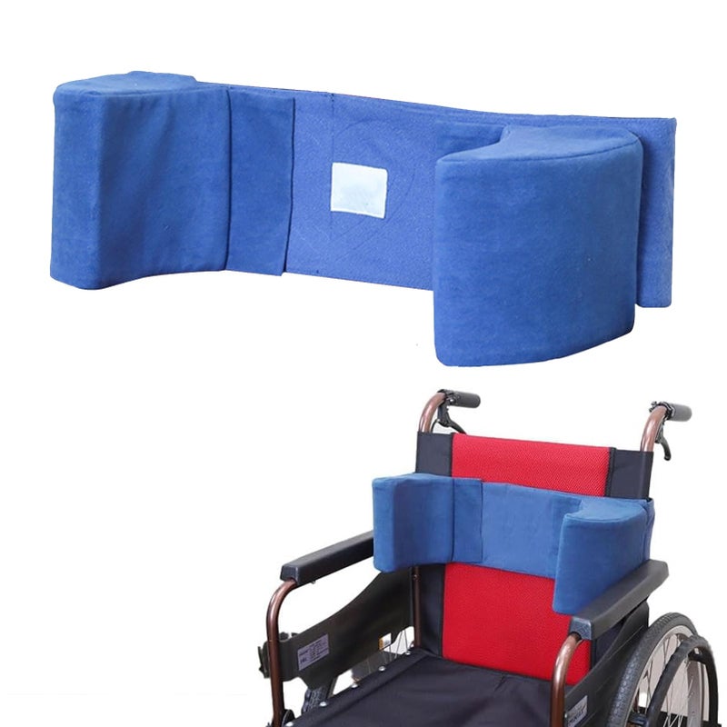 Migeek Wheelchair Lateral Support Cushion Wheelchair Back Support Cushion for Positioning Lateral Foam Wedge Cushion for The Elderly BlueWaist Rest - Image 3