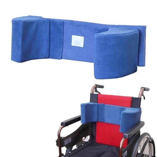 Migeek Wheelchair Lateral Support Cushion Wheelchair Back Support Cushion for Positioning Lateral Foam Wedge Cushion for The Elderly BlueWaist Rest - Image 2