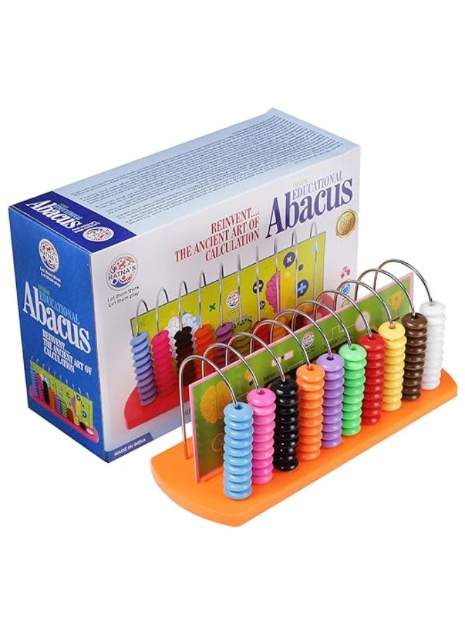 RATNA'S Ratnas Educational Abacus Senior for Kids to Count, add & Subtract with Colourful Beads Multicolor - Image 3