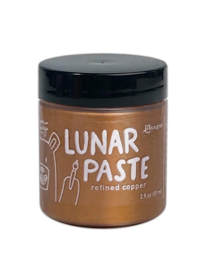 Ranger Simon Hurley Create. Metallic Lunar Paste Bundle -Gold Rush, Silver Lining And Refined Copper 2023 Release 2 Oz Jars - Image 4