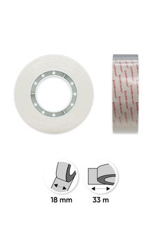 ErichKrause Stationery tape Crystal, highly transparent, 18mmx33m (box 1 pcs)  - Image 2