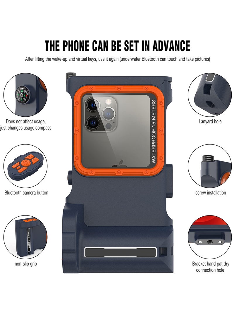 KASTWAVE Underwater Snorkeling Diving Waterproof Phone Case for iPhone Samsung Galaxy LG Huawei Series Smartphone Below 6.7inch Universal - Image 3