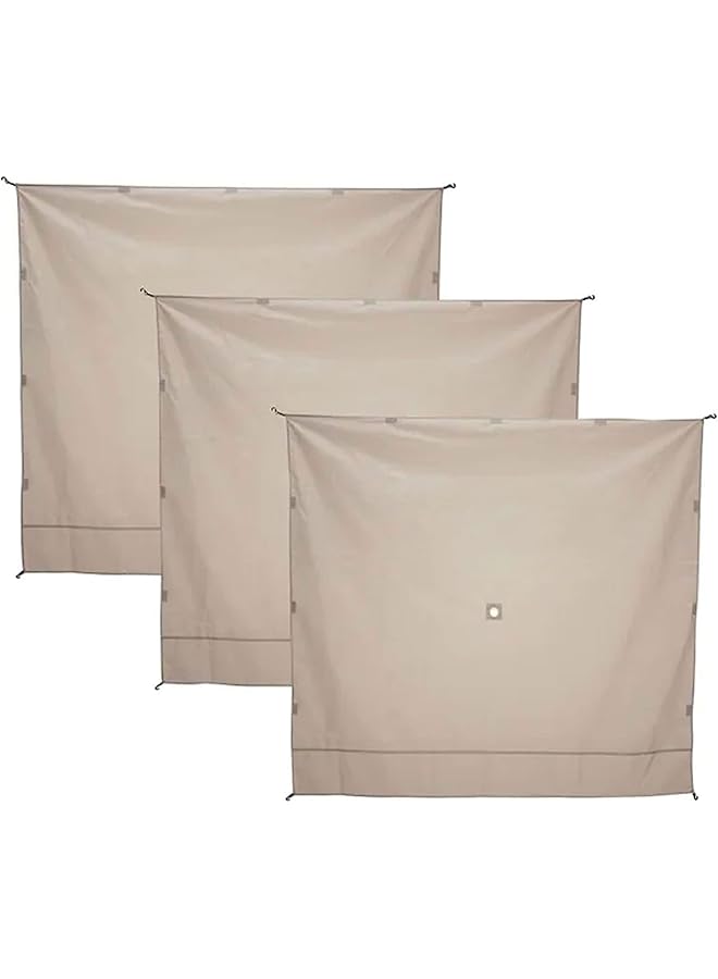Gazelle Gazl Ga104 Waterproof Gazebo Tent Three Wind Screen Panel In Desert Brown Tent Not Included - Image 1