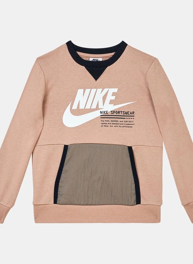 Nike Kids' Sportswear Paint Sweatshirt (Younger Kids)