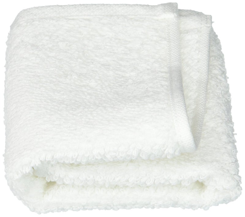 Coyuchi Air Weight Organic Towels Wash Cloth Alpine White 12 x 12