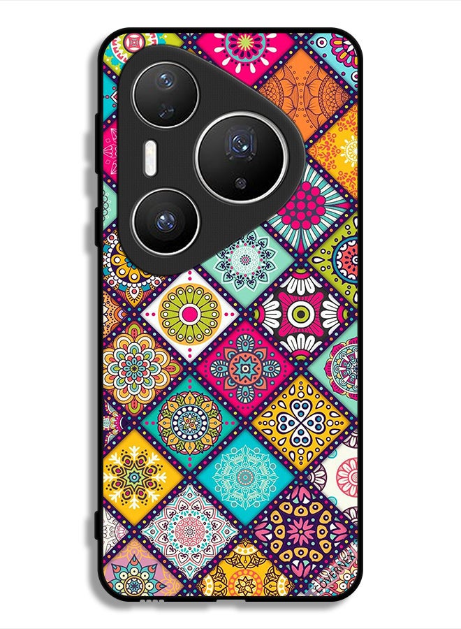 Covernex Huawei Pura 80 Pro Plus Protective Case Cover Mandala Islamic Shapes Pattern - Image 1