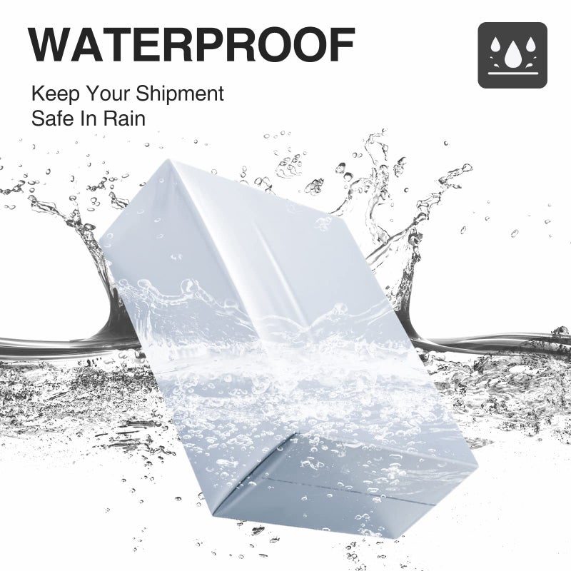 UCGOU 14.5x19 Poly Mailers White Shipping Bags Self-Sealing Waterproof and Tear-Proof 50 Pack - Image 3