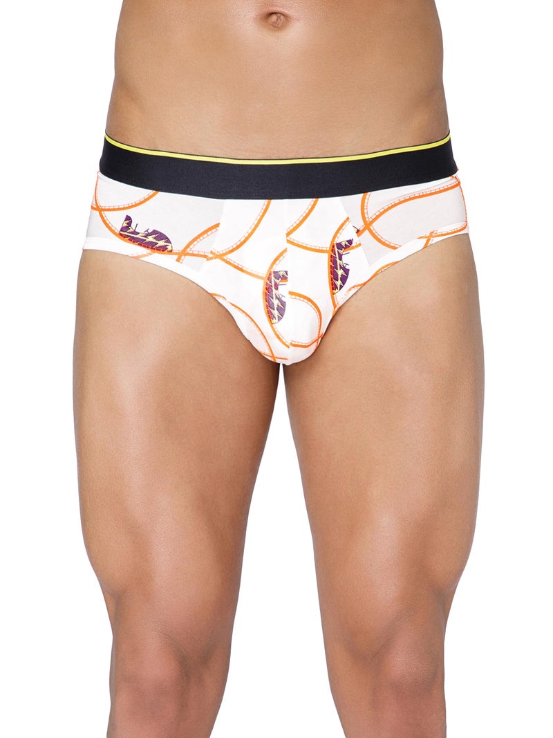 Bummer Men's Printed Micro Modal Briefs Underwear | Ultra Soft & Breathable | Pack of 77 - Image 1